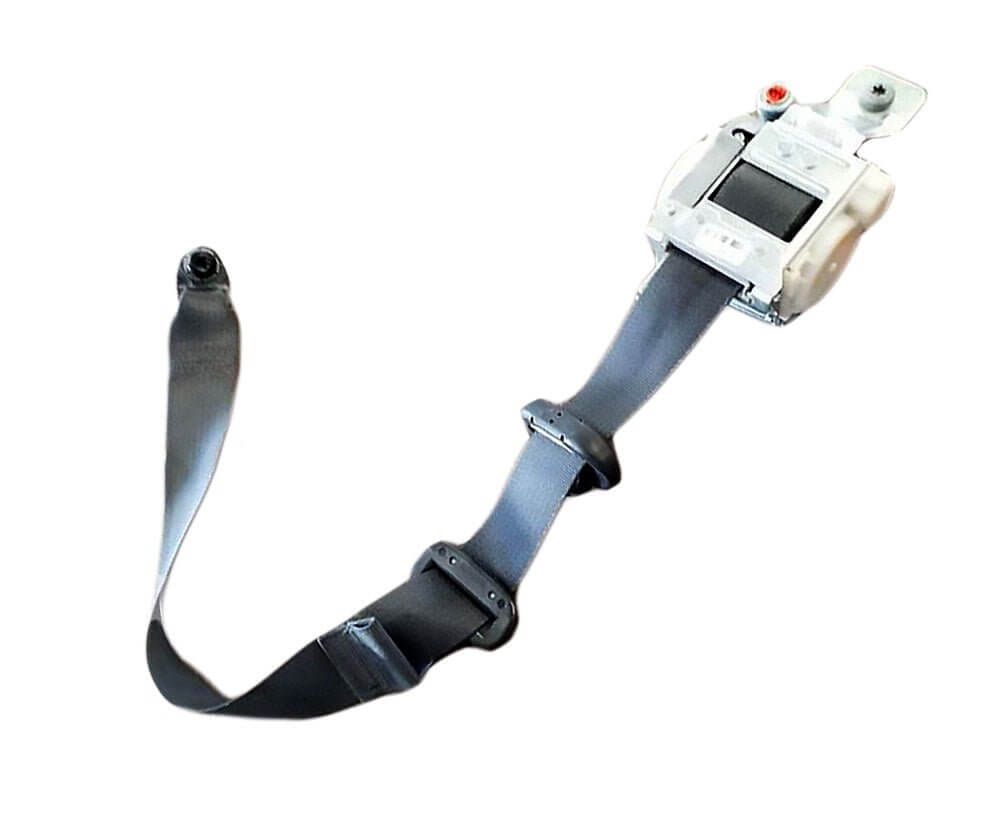 Used OEM 2009-2014 Ford F150 Front Left Driver Seat Belt Retractor Assembly Crew Cab Gray
