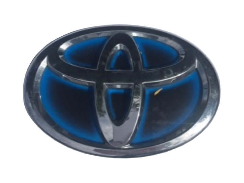 Used OEM 2012-2017 TOYOTA PRIUS C NHP10 Rear Badge Back Emblem Logo Blue Chrome