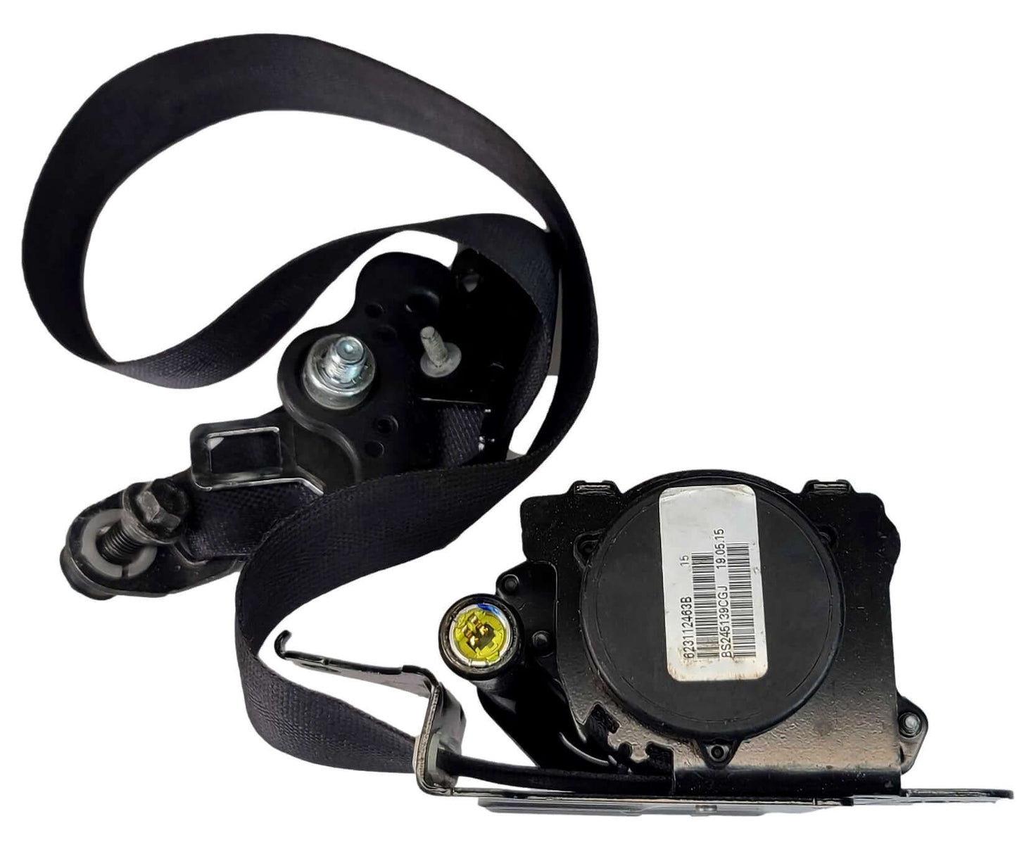 Used OEM 2015-2017 Nissan Sentra Front Driver Passenger Seat Belt Retractor BLACK FROM 11/01/15 Set Pair