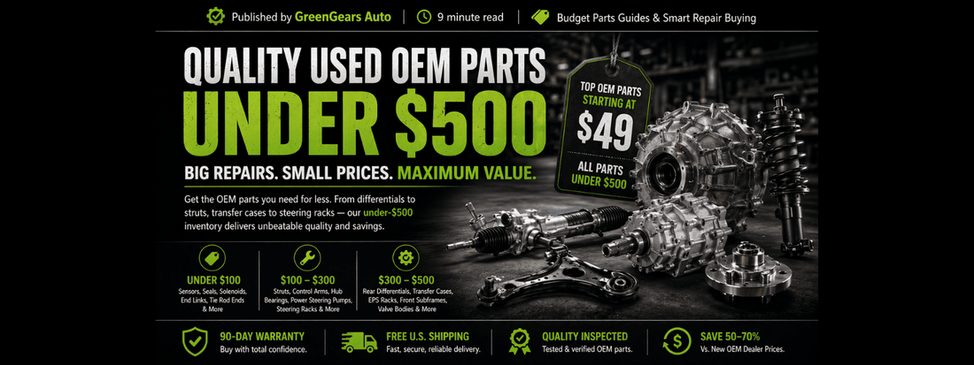 Best Used OEM Drivetrain Parts for Budget Repairs