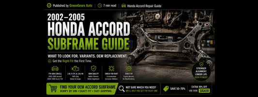2002–2005 Honda Accord Front Subframe — Replacement Guide