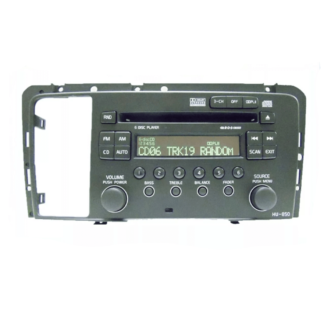 Used OEM 05 06 07 08 VOLVO V70 S60 RDS Radio Stereo 6 Disc Changer CD Player OEM HU-850