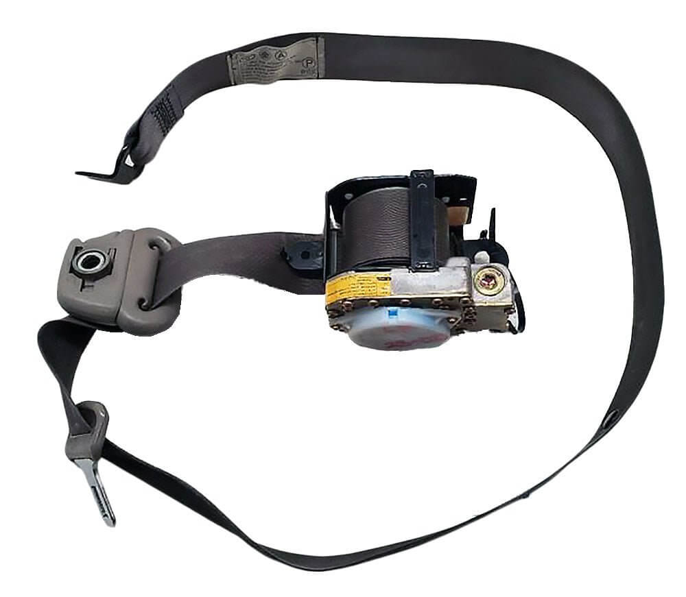Used OEM 2000-2002 Toyota 4Runner Front Left Driver Seat Belt Retractor Assembly Gray OEM