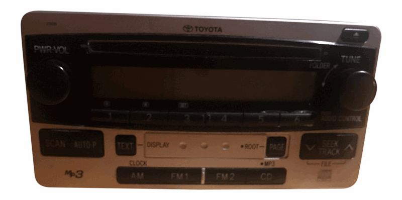 Used OEM 2003-2005 Toyota RAV4 CD Player Radio MP3 31808