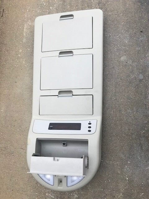 Used OEM 2005-2007 Nissan Titan Armada Front Roof Console without Sunroof LE Genuine OEM