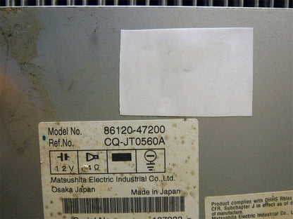 Used OEM 2006-2009 Toyota Prius CD Player Radio Stereo 51824 FACE ID 86120-47200 OEM