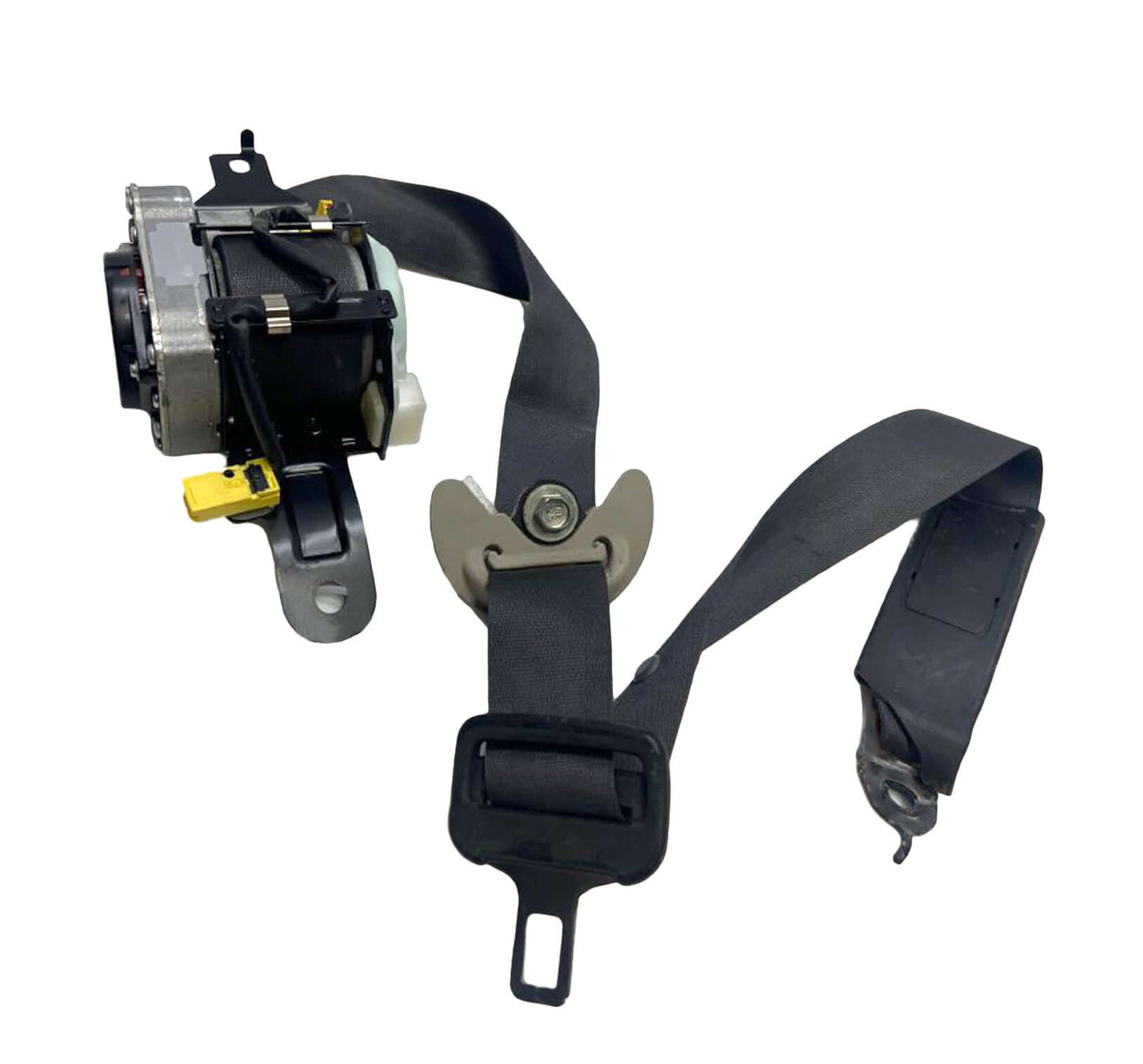 Used OEM 2006-2011 Honda Civic Left Driver Seat Belt Retractor Assembly Sedan Gray OEM