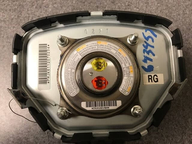 Used OEM 2007-2013 Infiniti G25 G35 G37 EX35 Airbag Driver Wheel Air Bag Black Genuine