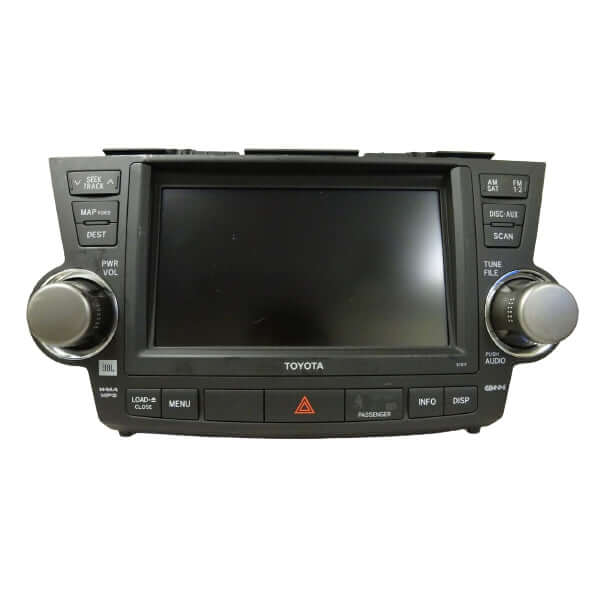 Used OEM 2008-2010 Toyota Highlander OEM GPS Navigation System 5th Gen E7017 Grade C JBL