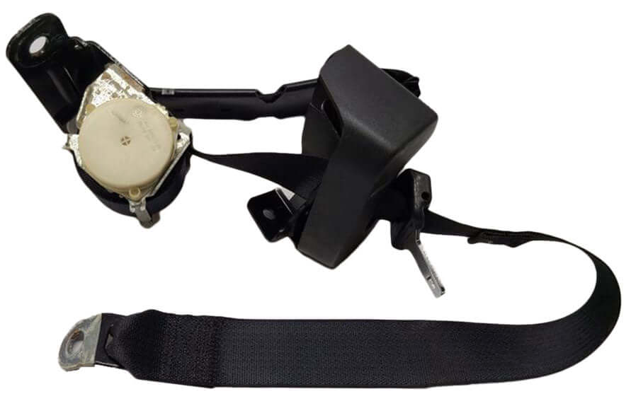 Used OEM 2009-2018 Dodge Ram 1500 2500 3500 Rear Center Seat Belt Retractor Black OEM