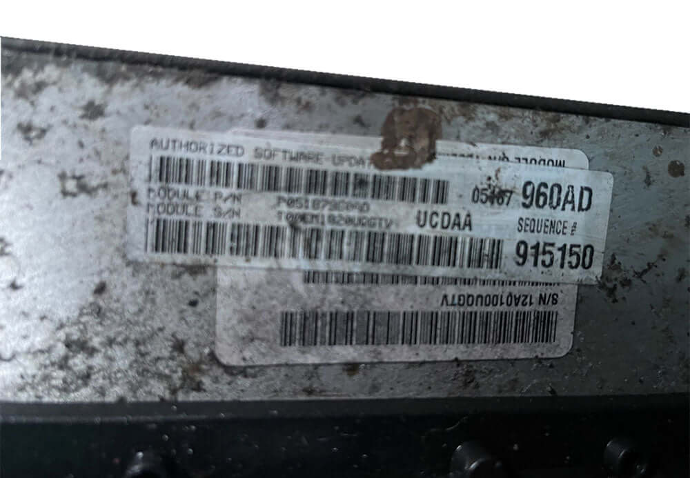 Used OEM 2010-2011 Dodge Ram 1500 5.7L ECU ECM PCM 05187960AD Engine Computer