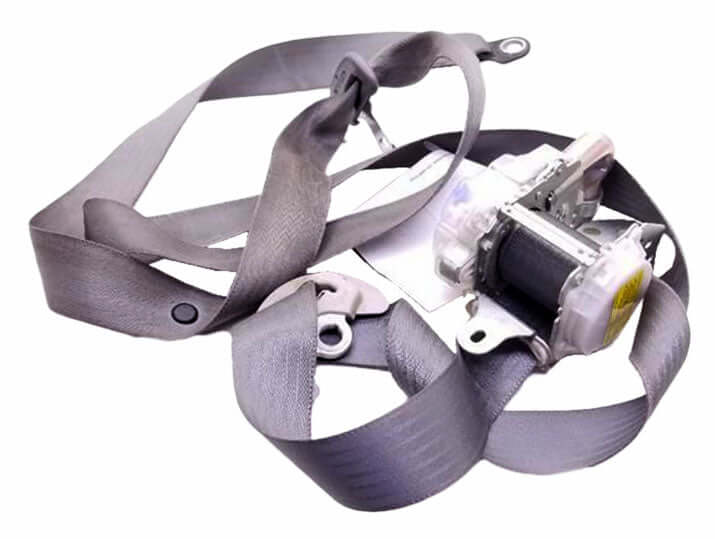 Used OEM 2010-2013 Toyota Tundra Front Left Driver Seat Belt Retractor Assembly Gray OEM