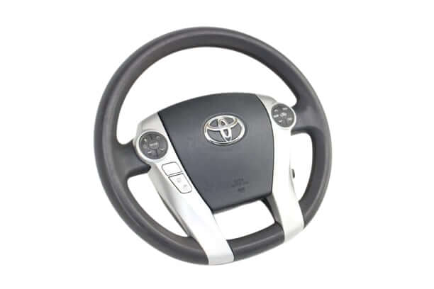 Used OEM 2010-2015 Toyota Prius Steering Wheel W/O leather Black