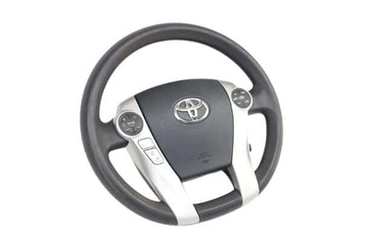 Used OEM 2010-2015 Toyota Prius Steering Wheel W/O leather Black