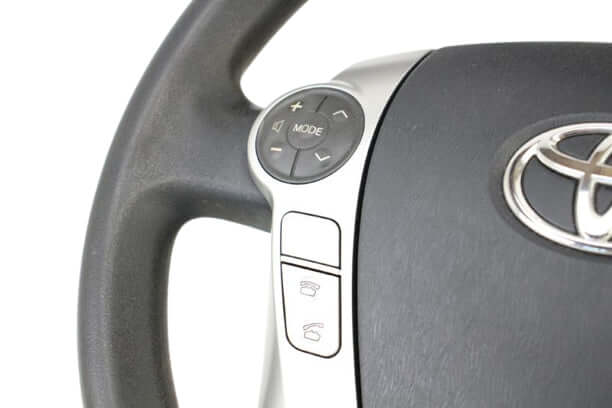 Used OEM 2010-2015 Toyota Prius Steering Wheel W/O leather Black