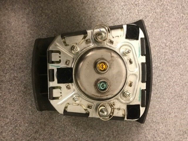 Used OEM 2010-2016 Chevy Equinox Air Bag Driver Steering Wheel Left Black Chevrolet OEM