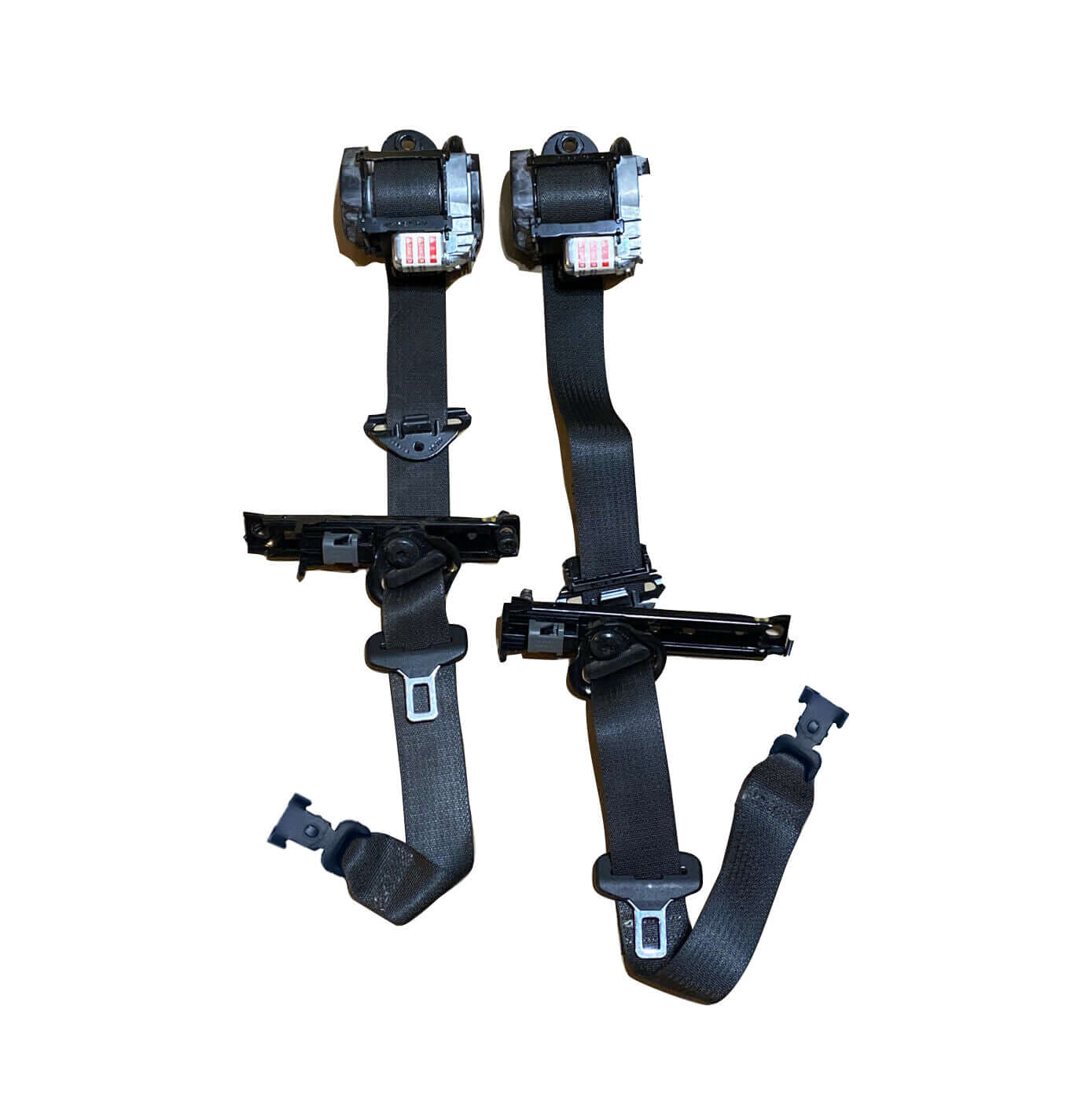 Used OEM 2011-2015 Chevrolet Cruze Front Left and Right Seat Belt Retractor Black Set Pair