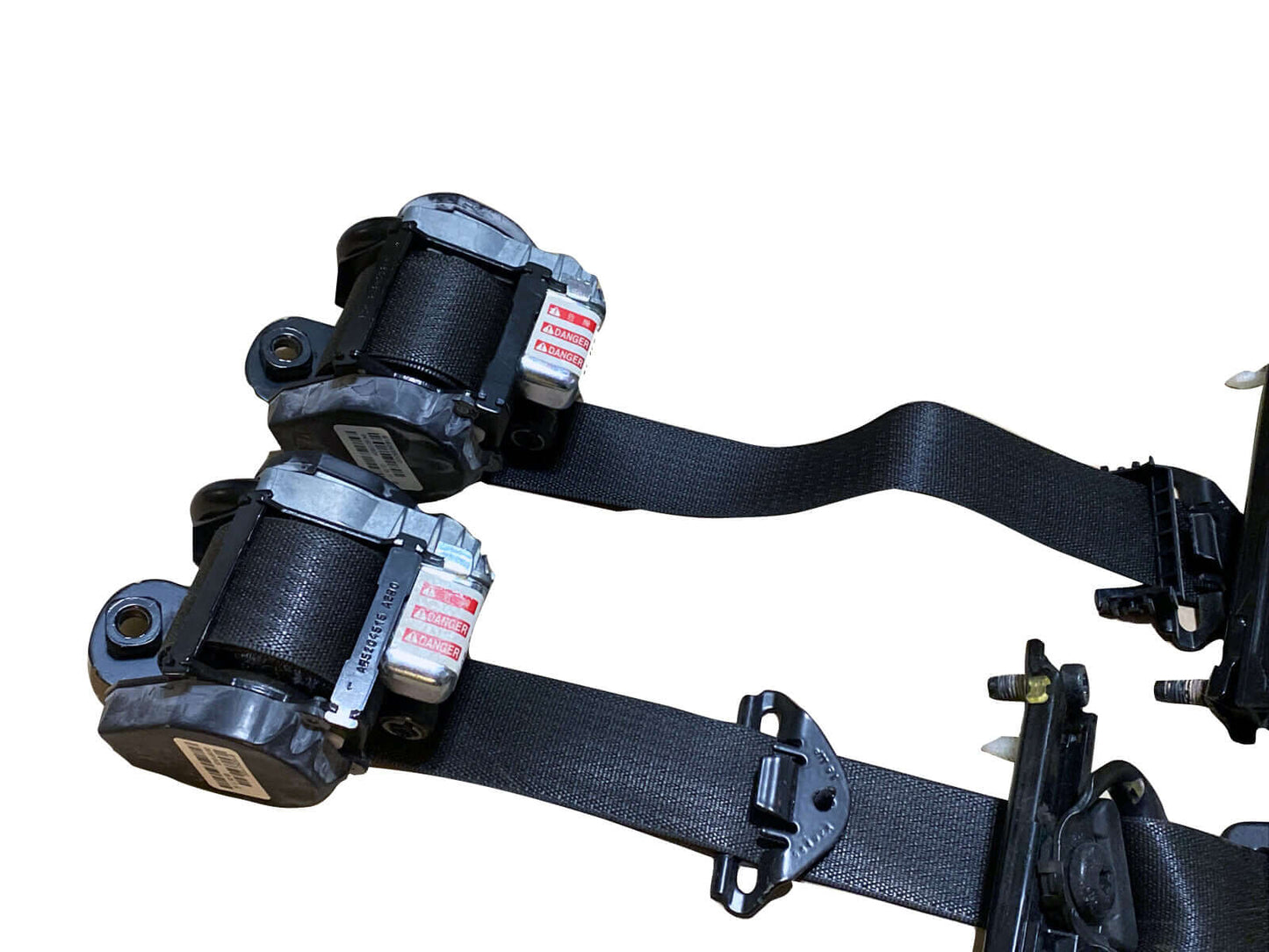 Used OEM 2011-2015 Chevrolet Cruze Front Left and Right Seat Belt Retractor Black Set Pair