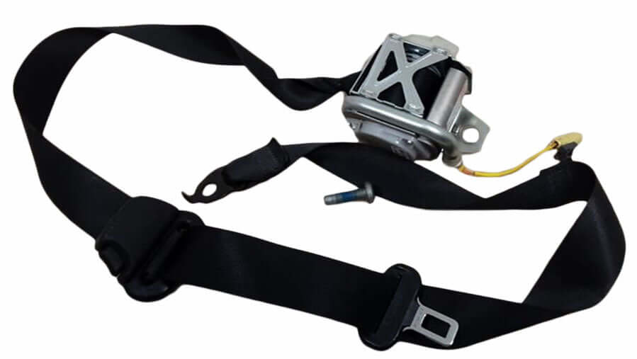 Used OEM 2011-2017 Jeep Wrangler 4 Dr Front Right Passenger Seat Belt Retractor Assembly OEM Black