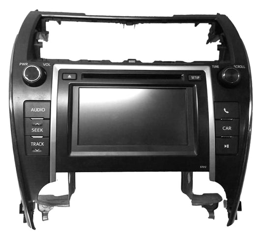 Used OEM 2012-2013 Toyota Camry Radio Display Receiver AM FM CD 57012 OEM 86140-06010