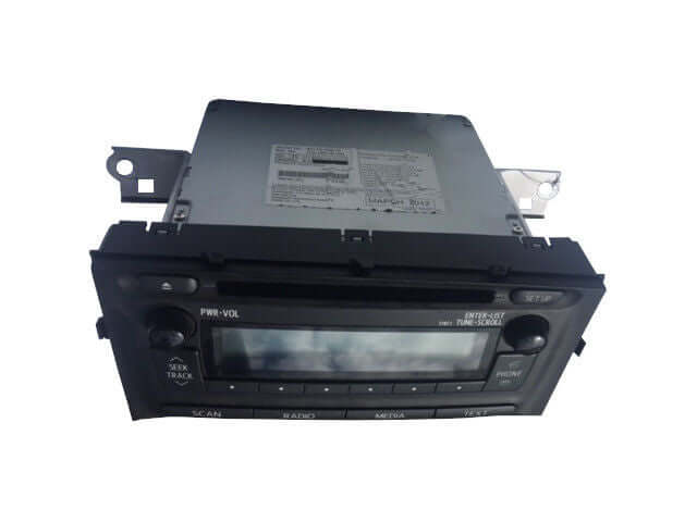 Used OEM 2012-2014 TOYOTA PRIUS C AM/FM Radio MP3 Single CD Player 86120-52D10