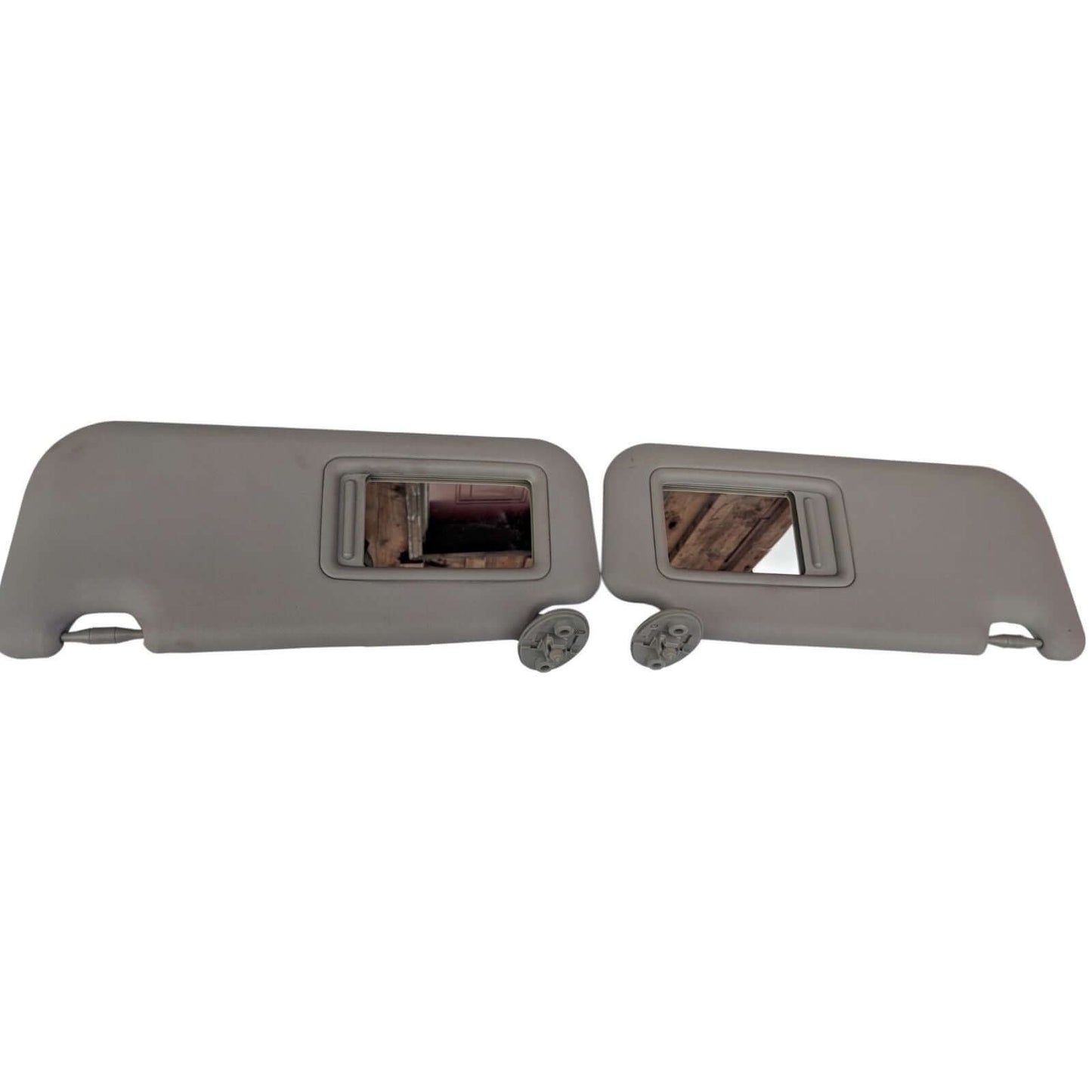 Used OEM 2012-2015 Toyota Prius C Left Right Side PAIR of Sunvisor Grey