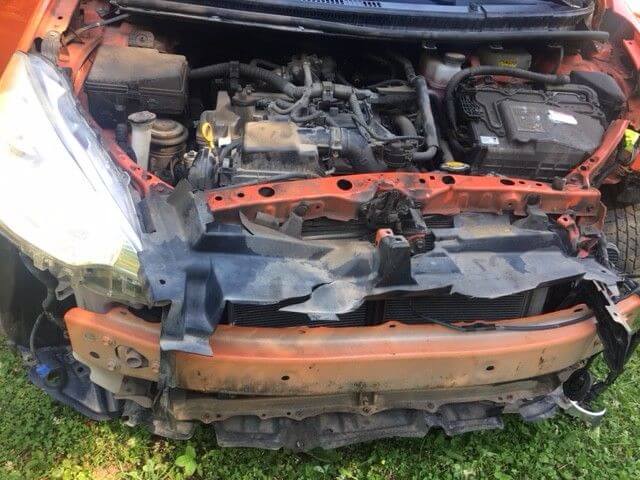 Used OEM 2012-2015 Toyota Prius C Seat belt tensioner front driver side