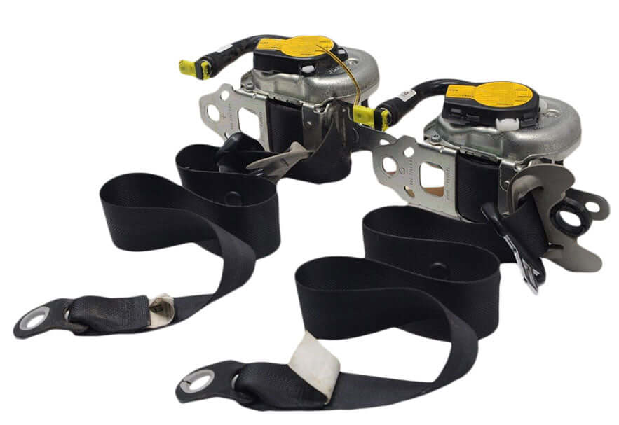 Used OEM 2012-2017 Toyota Prius C Front Seat Belt Retractor Black OEM Set Pair