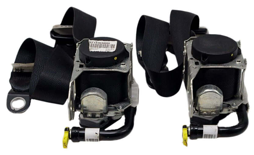 Used OEM 2012-2017 Toyota Prius C Front Seat Belt Retractor Black OEM Set Pair