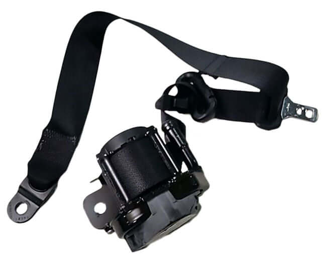 Used OEM 2013-2019 Dodge Journey Front Right Passenger Seat Belt Retractor Black OEM