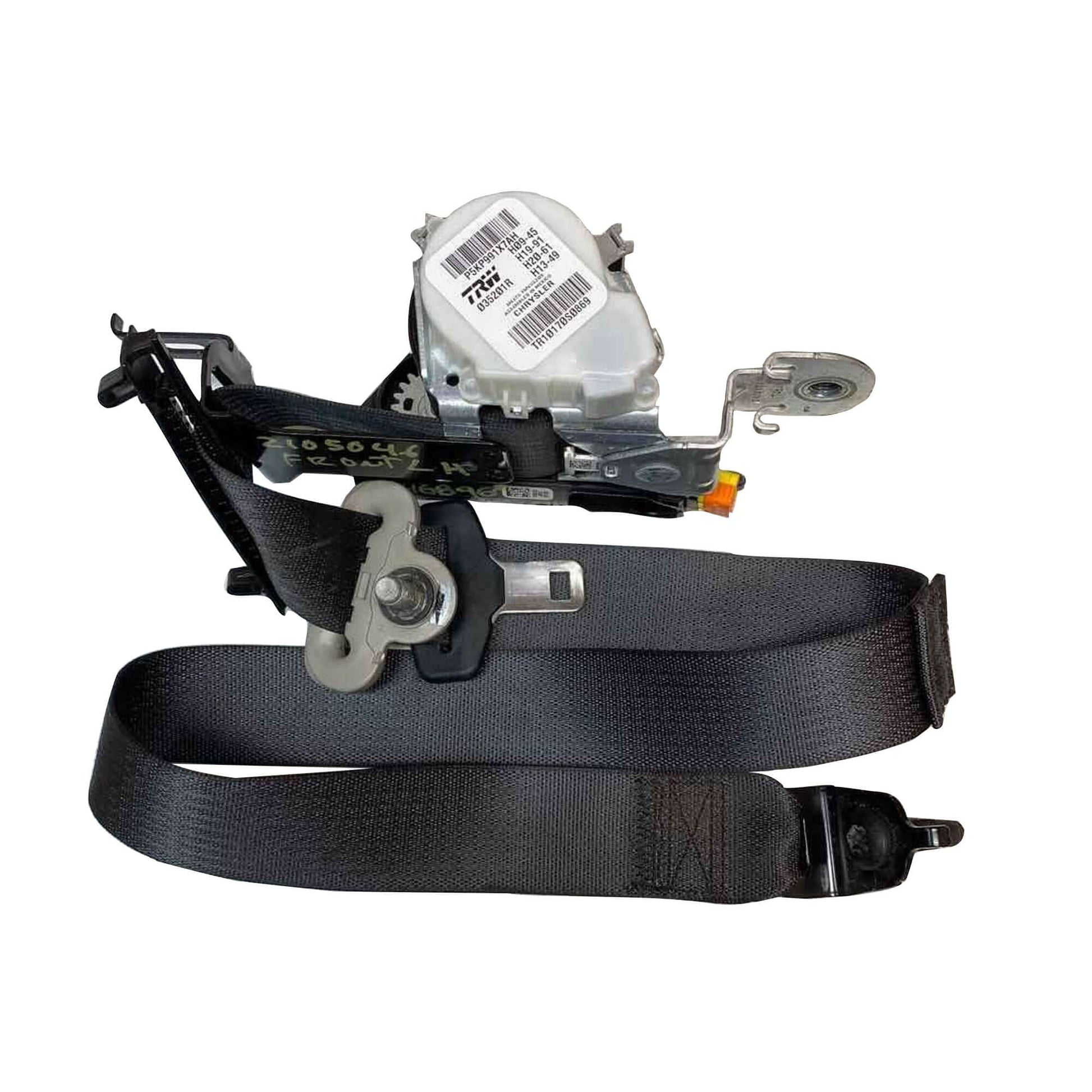 Used OEM 2013-2020 Dodge Truck 1500 2500 Crew Cab Front Seat Belt Retractor Black OEM Set Pair
