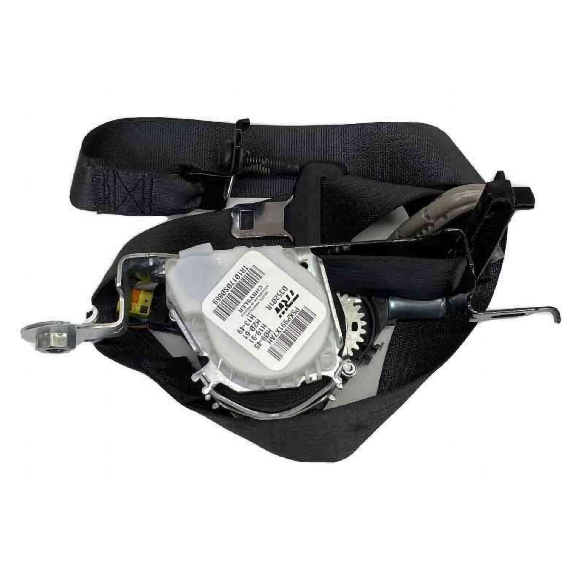 Used OEM 2013-2020 Dodge Truck 1500 2500 Crew Cab Left Driver Side Seat Belt Retractor Black