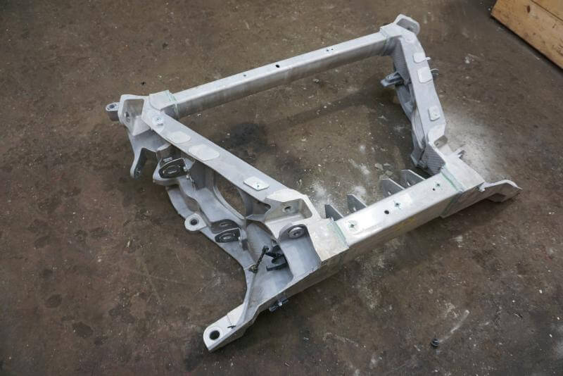 Used OEM 2022 - 2023 Rivian R1T Rear Subframe Crossmember K Frame