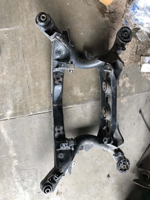 Used OEM Mercedes-Benz Rear Suspension Crossmember Carrier Sub Frame K-Frame 2093503600