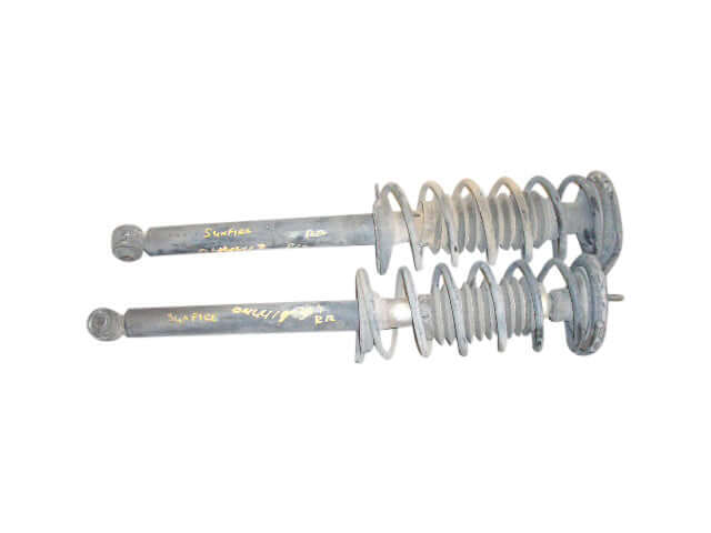 Used OEM PONTIAC SUNFIRE CAVALIER REAR STRUT ASSEMBLIES COMPLETE SET 2