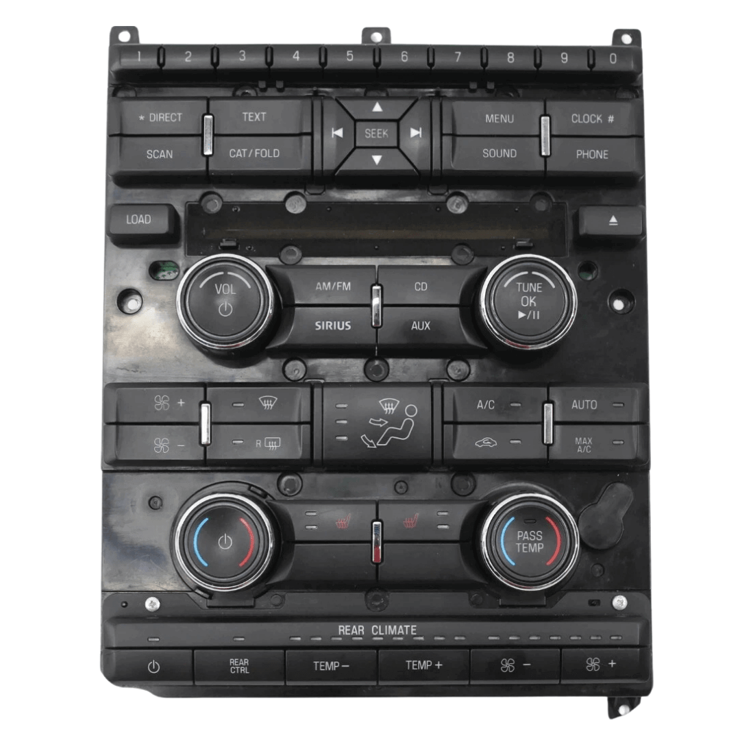 Used OEM 2009-2011 Ford Flex Ac Heater Radio Control Panel 8A8T-18A802-CF