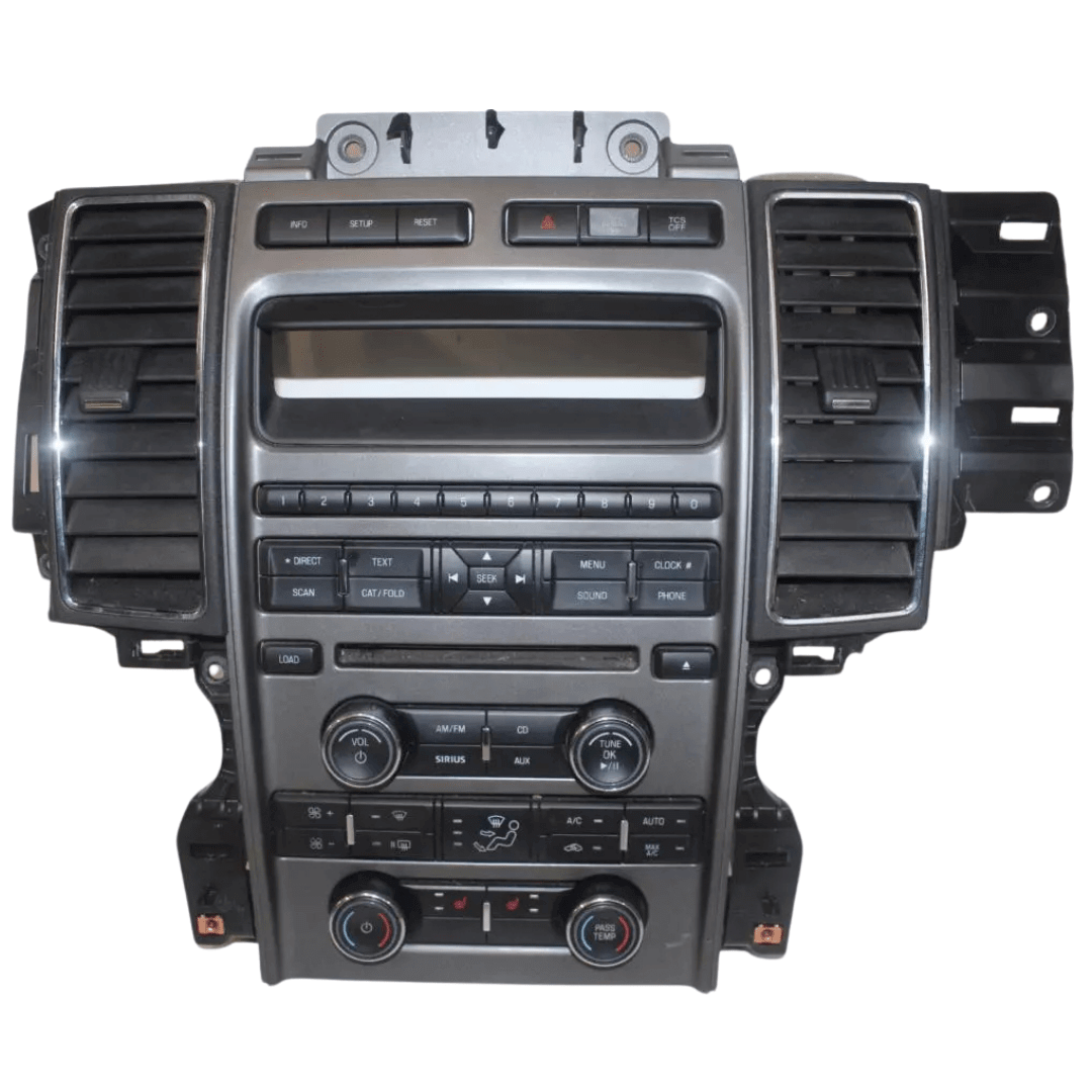 Used OEM 2010-2012 Ford Taurus Radio Face Climate Control Panel AG1T-18A802-CB